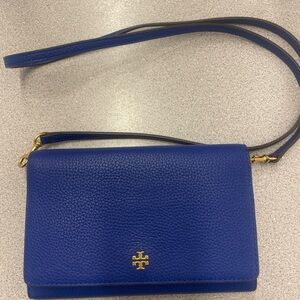 Royal blue brand new cross body purse